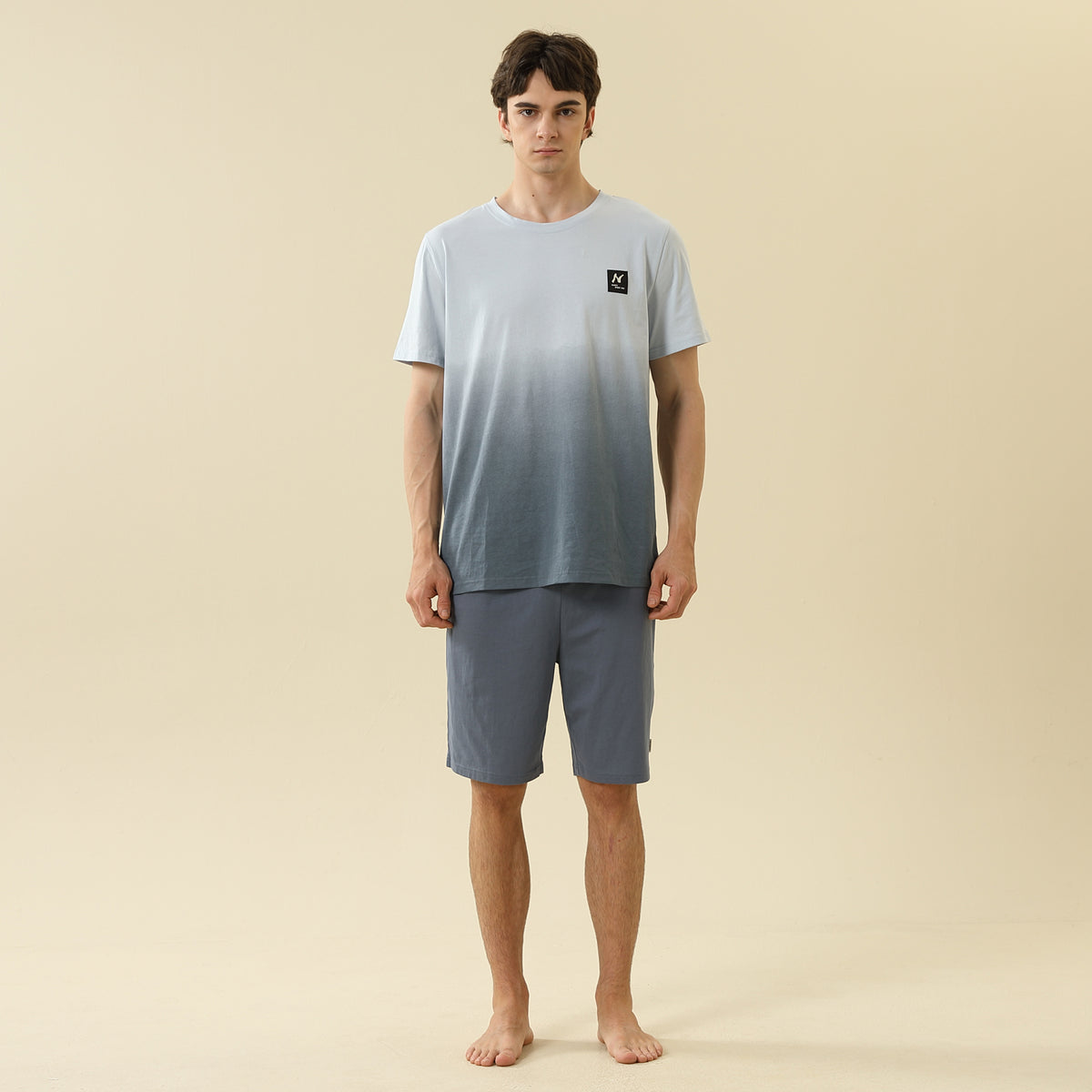 Printed Pajama Set 2Pc For Men
