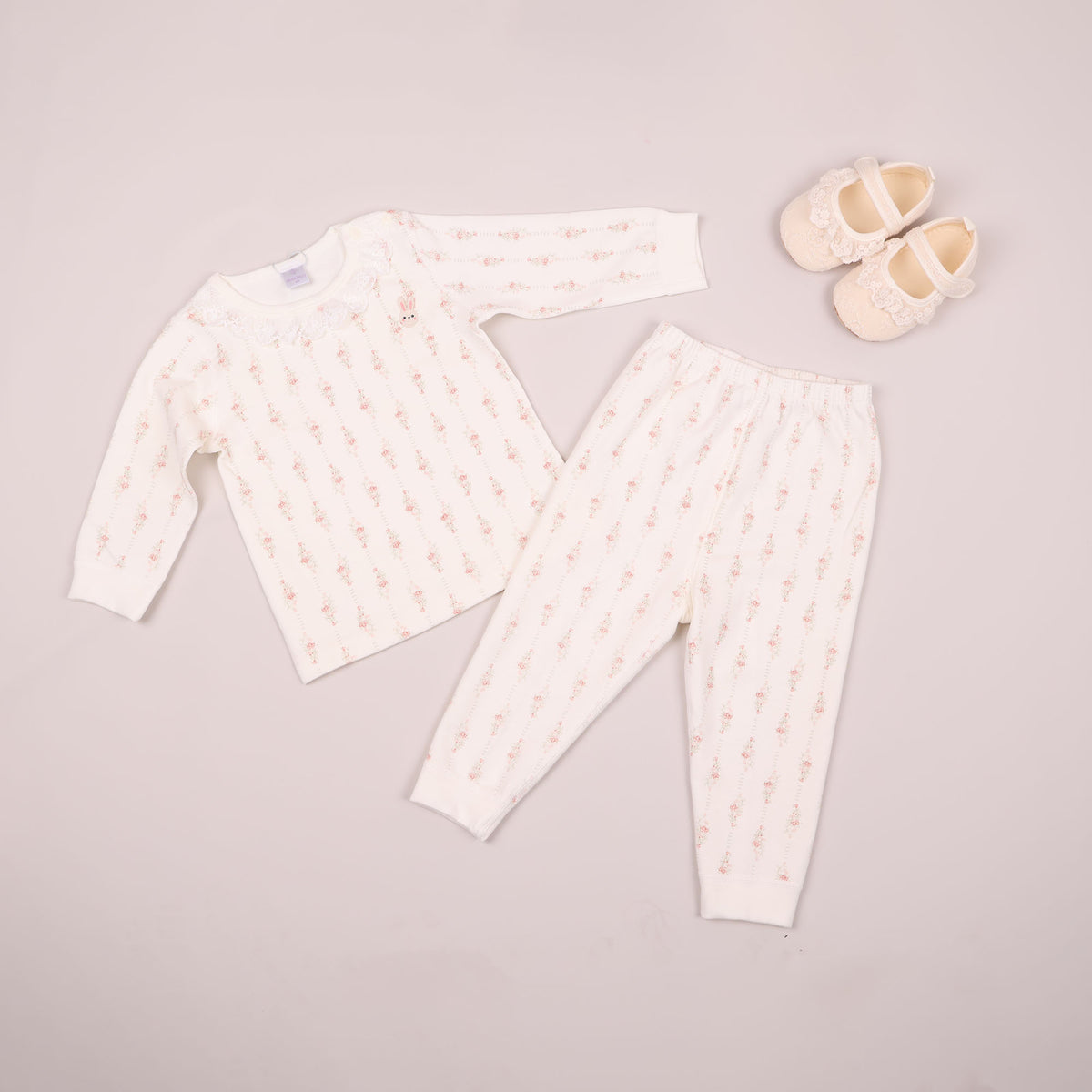 Floral Pajama Set-2Pc For Baby girl