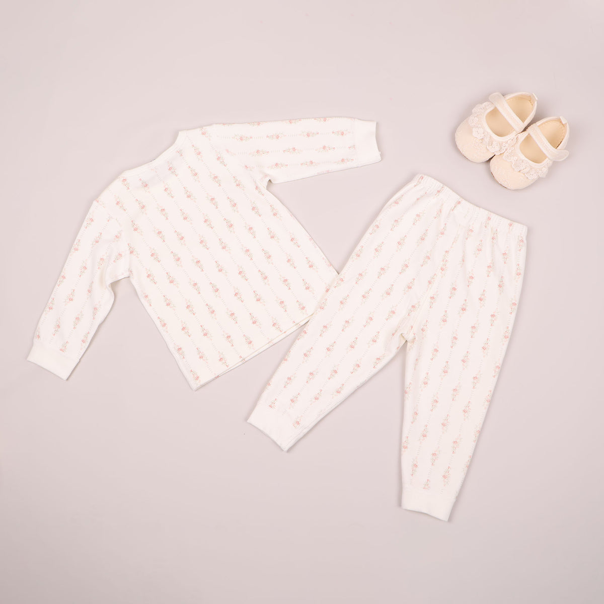 Floral Pajama Set-2Pc For Baby girl