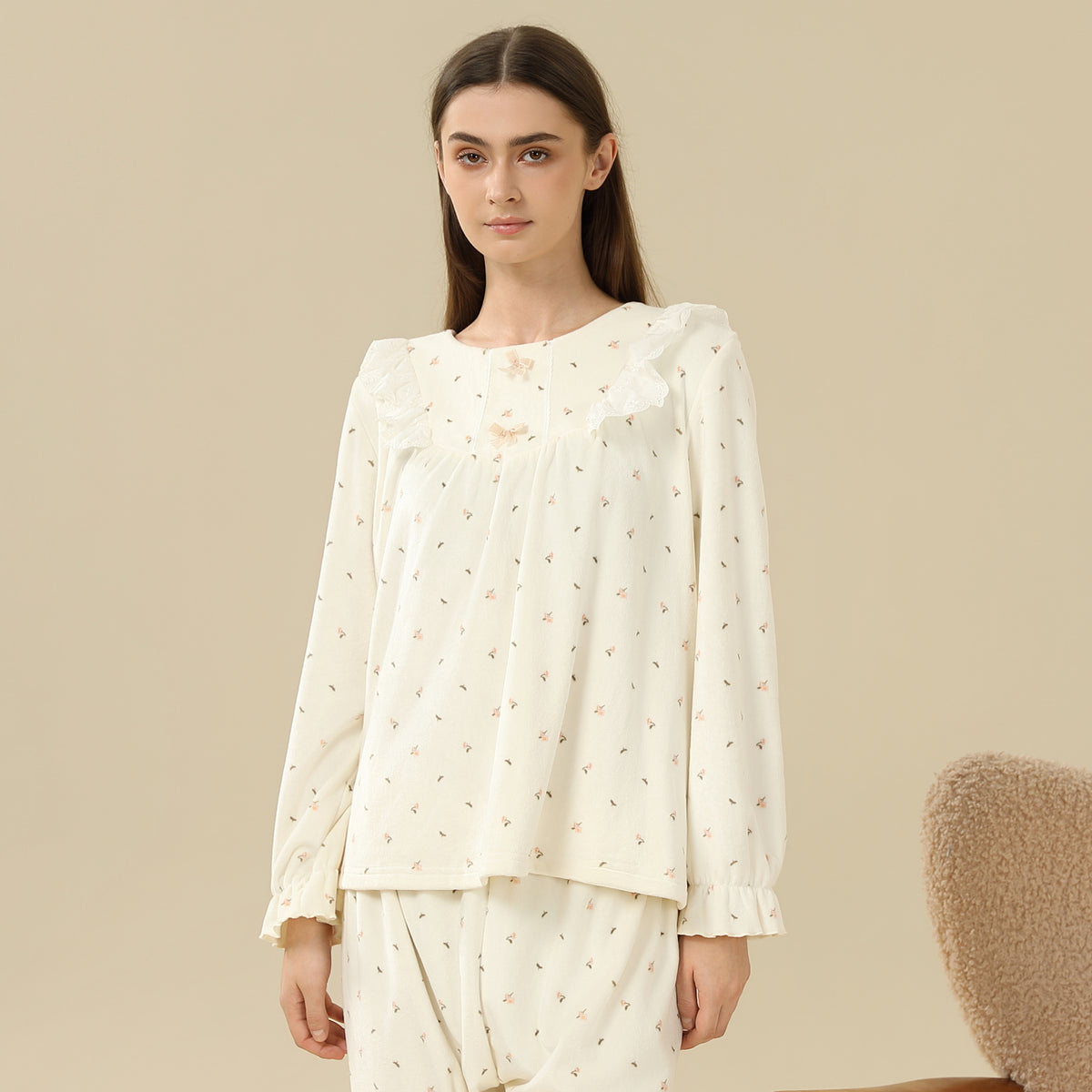 Floral Pajama Set-2Pc For Women