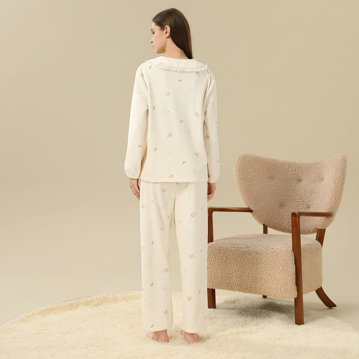 Printed Pajama Set-2Pc For Women