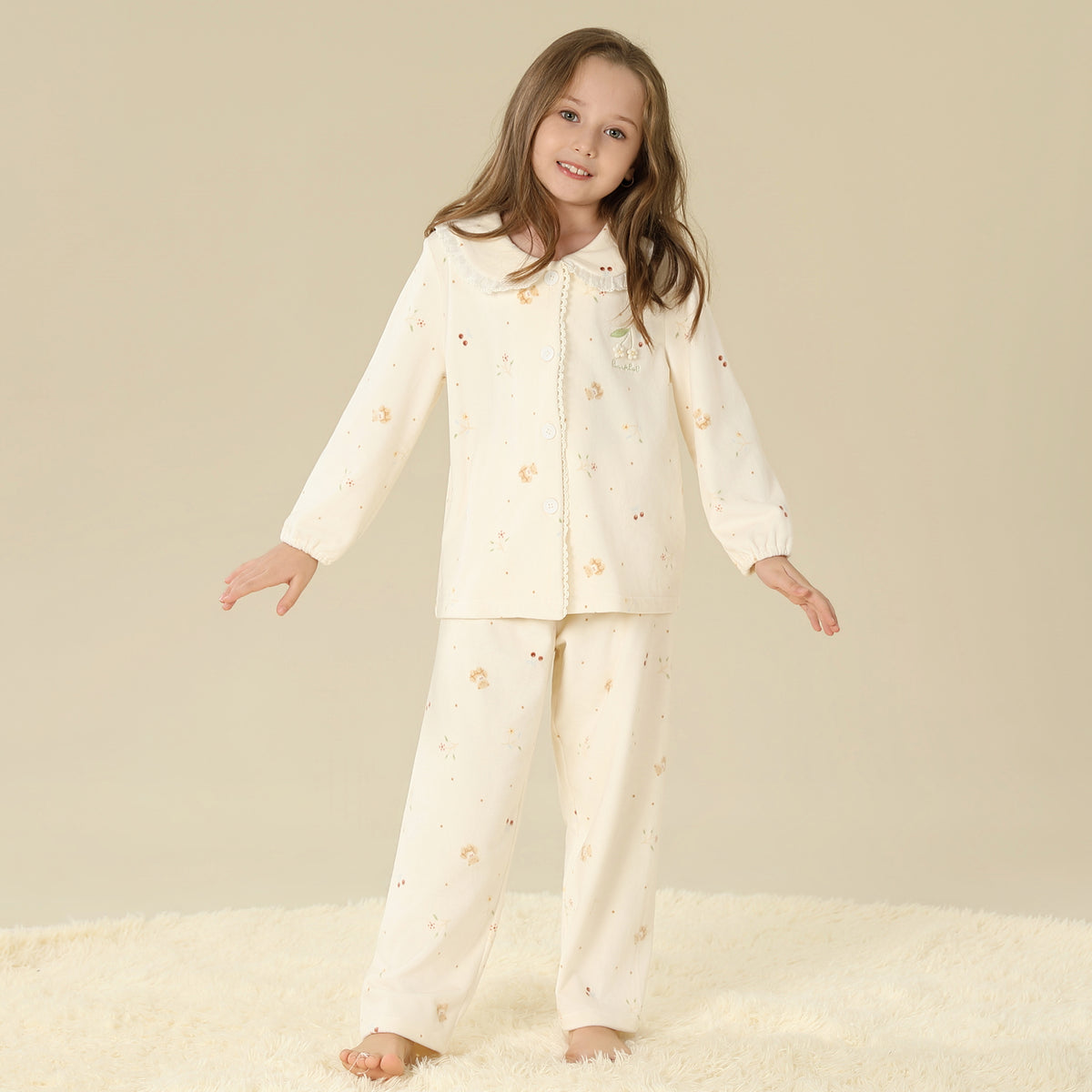 Printed Pajama Set-2Pc For Girls