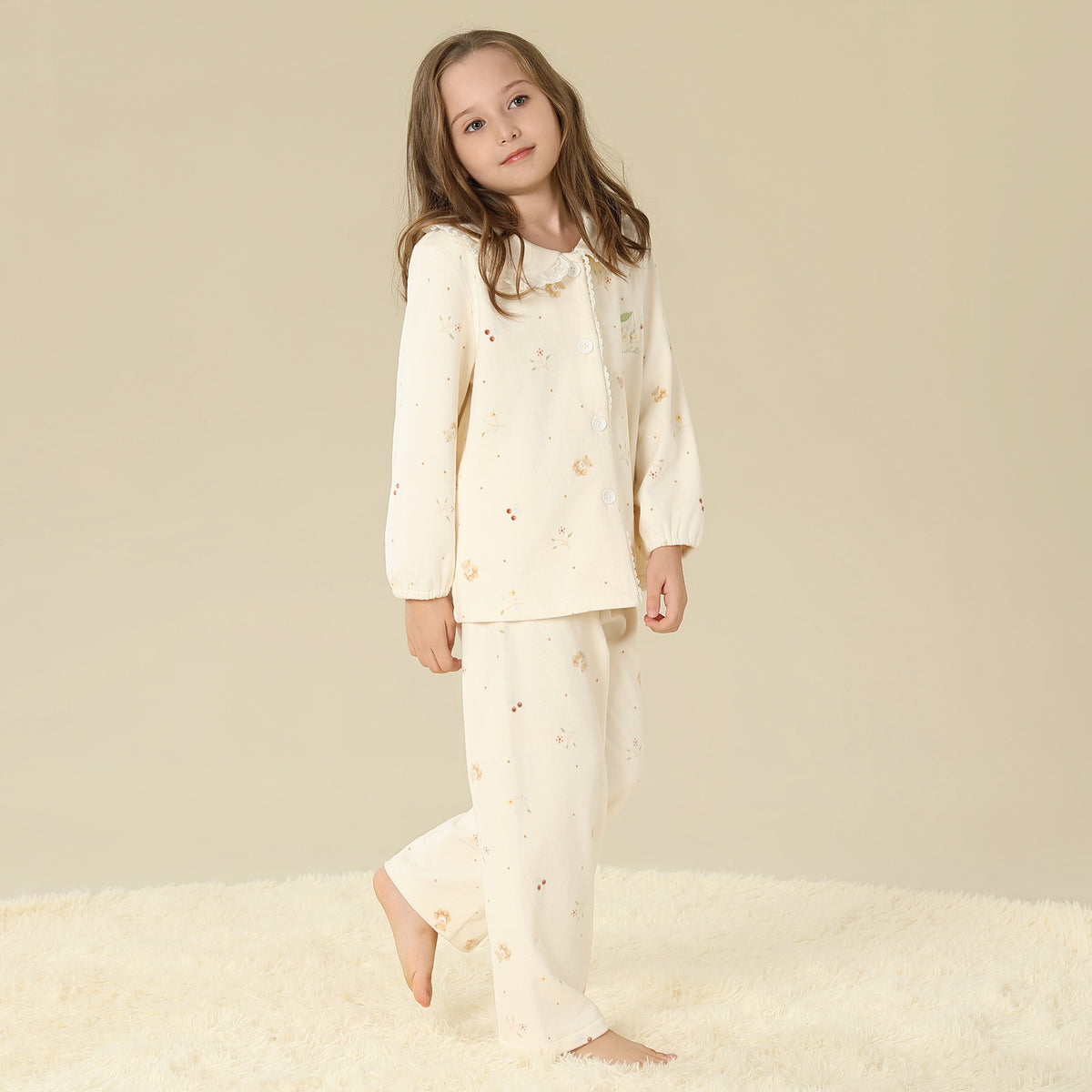 Printed Pajama Set-2Pc For Girls