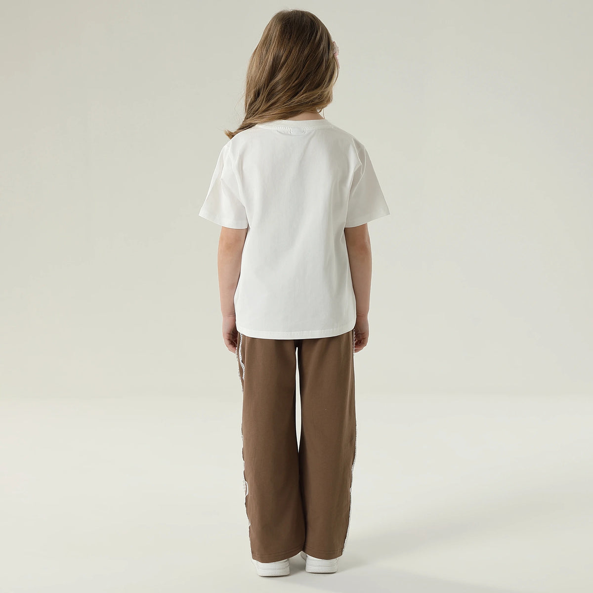 طقم بيجاما مطرزة 2 قطعة للبنات