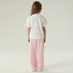 طقم بيجاما مطرز - قطعتان للبنات