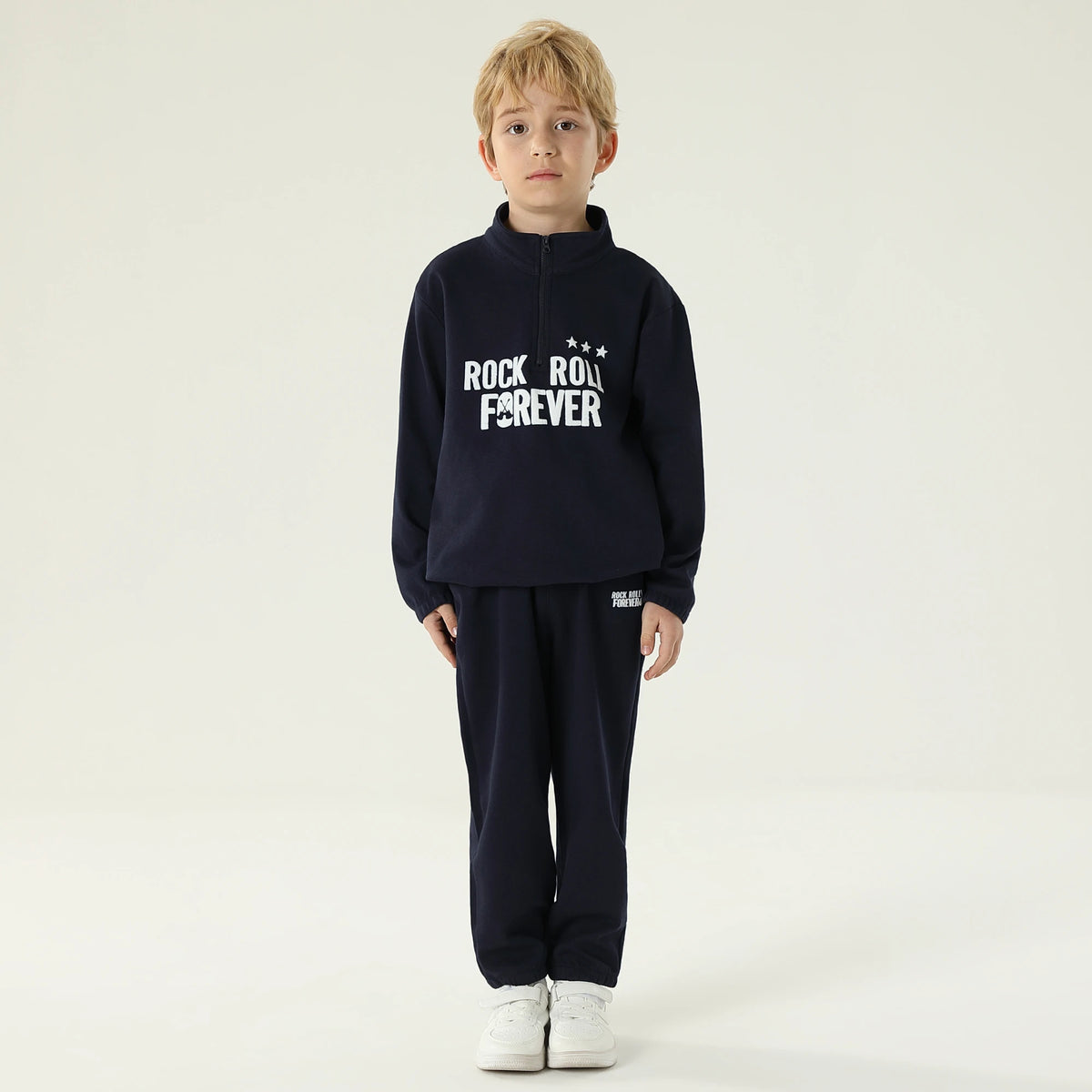 طقم بيجاما مزين بطباعة 2 قطعة للأولاد