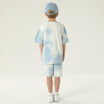 طقم بيجاما مزين بطباعة 2 قطعة للأولاد