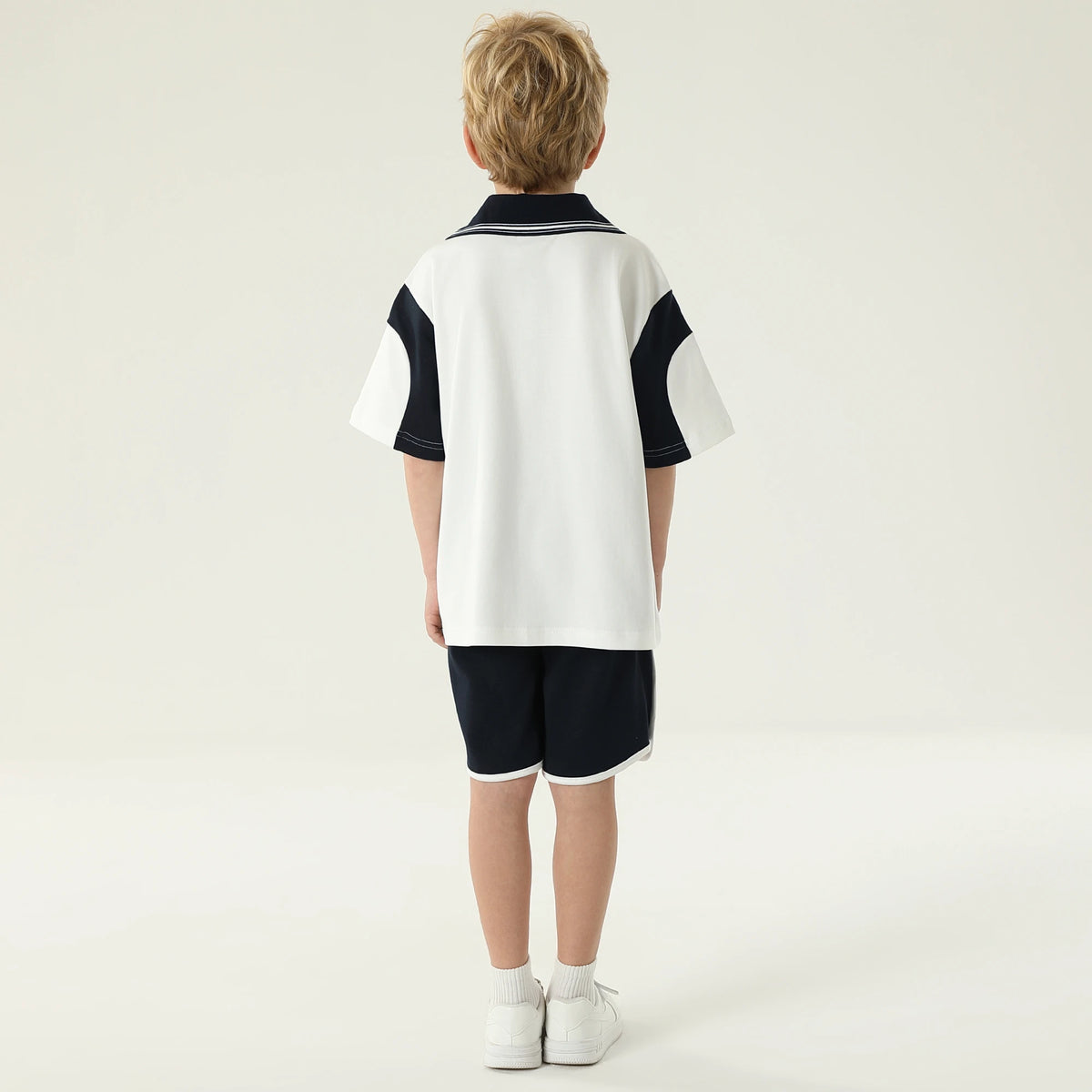 طقم بيجاما مطرز - قطعتان للأولاد