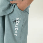 طقم بيجاما مزين بطباعة 2 قطعة للأولاد