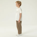 طقم بيجاما مزين بطباعة 2 قطعة للأولاد