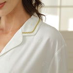 بيجاما مزينة بالزهور للنساء