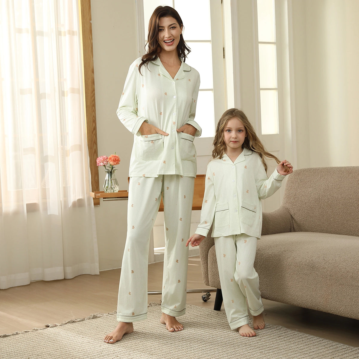 Printed Pajama Set-2Pc For Women