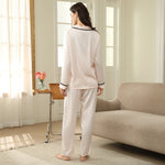 Embroidery Pajama Set-2Pc For Women