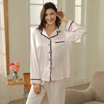 Embroidery Pajama Set-2Pc For Women