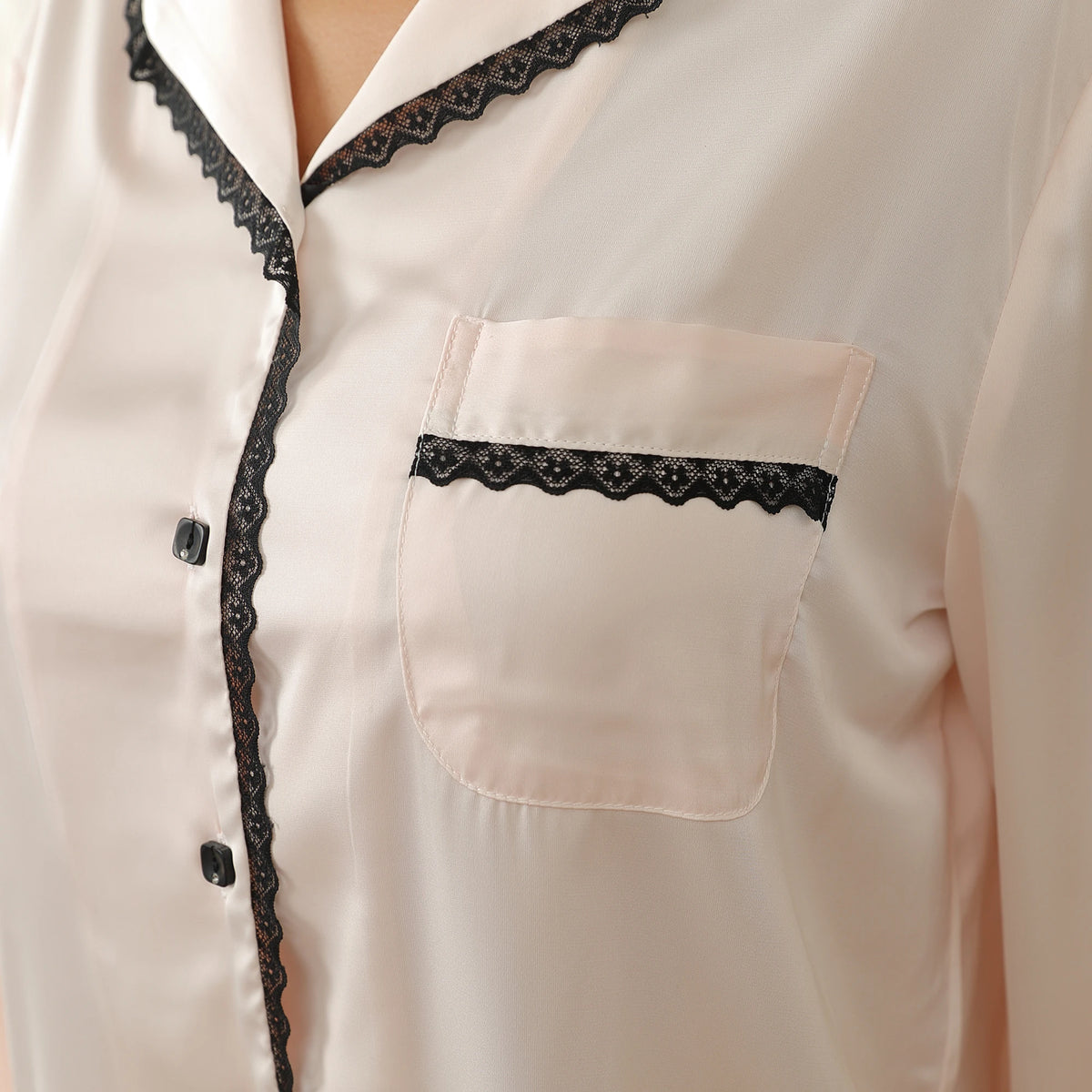 Embroidery Pajama Set-2Pc For Women