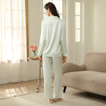 Embroidery Pajama Set-2Pc For Women