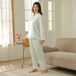 Embroidery Pajama Set-2Pc For Women