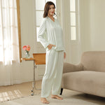 Embroidery Pajama Set-2Pc For Women