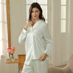 Embroidery Pajama Set-2Pc For Women