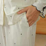 بيجاما مزينة بطباعة للنساء