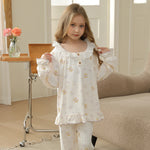 بيجاما مزينة بطباعة للبنات