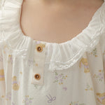 بيجاما مزينة بطباعة للبنات