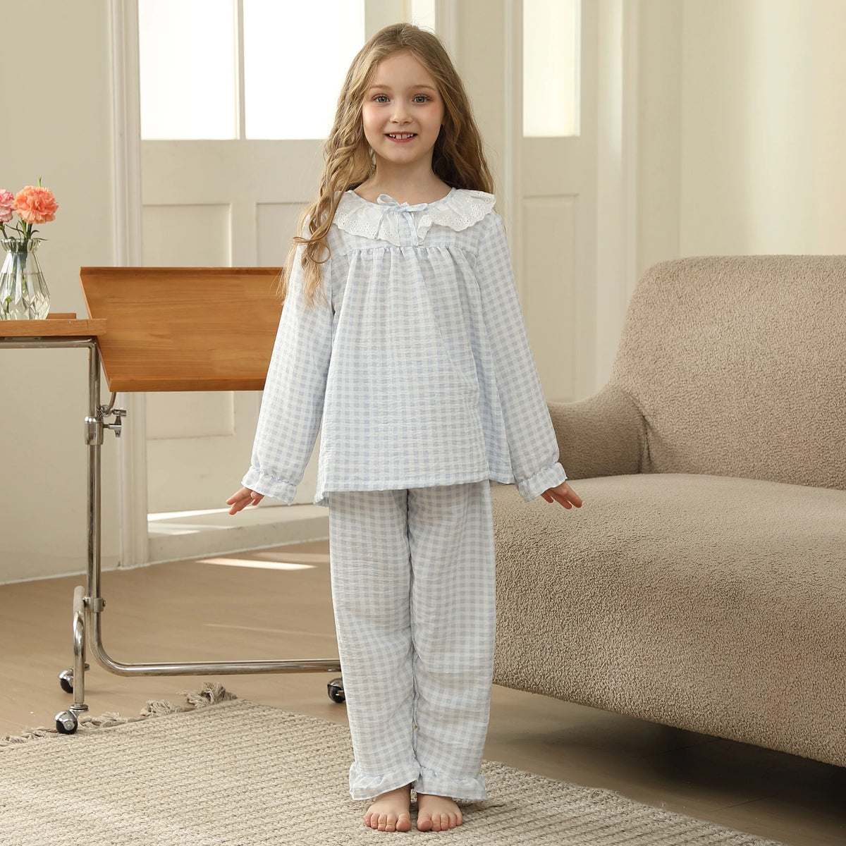 بيجاما كاروهات للبنات