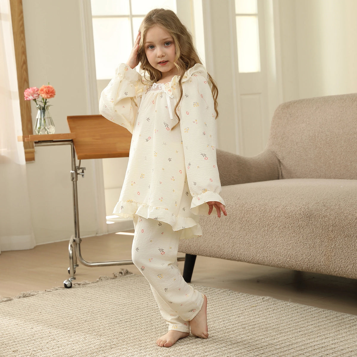 Floral Pajama For Girls