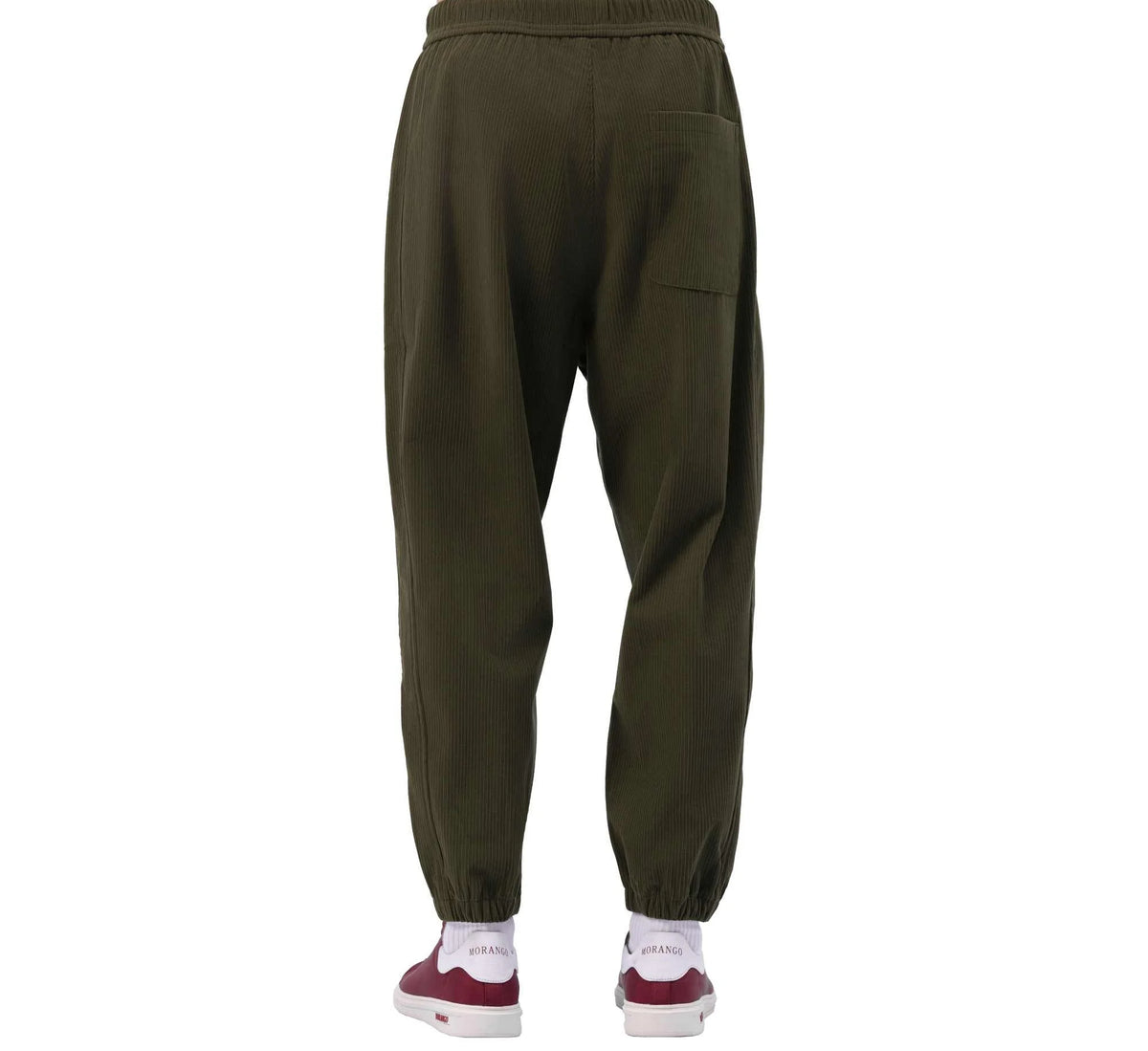 embroidery casual pants for men image