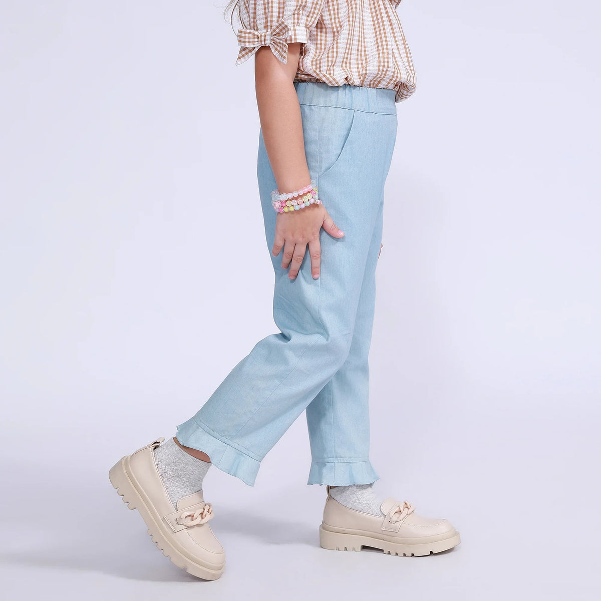 Solid Pants for Girls Image