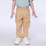 Khaki Plain Pants for Boys Image