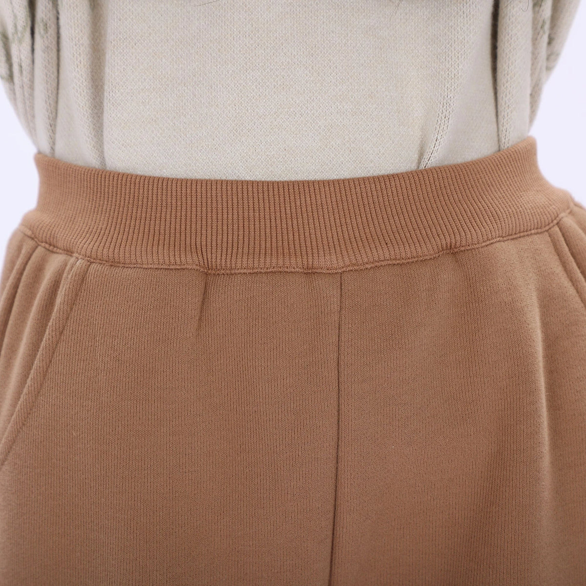 Casual Plain Pants for Girls Image