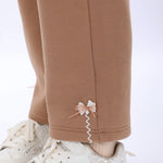 Casual Plain Pants for Girls Image