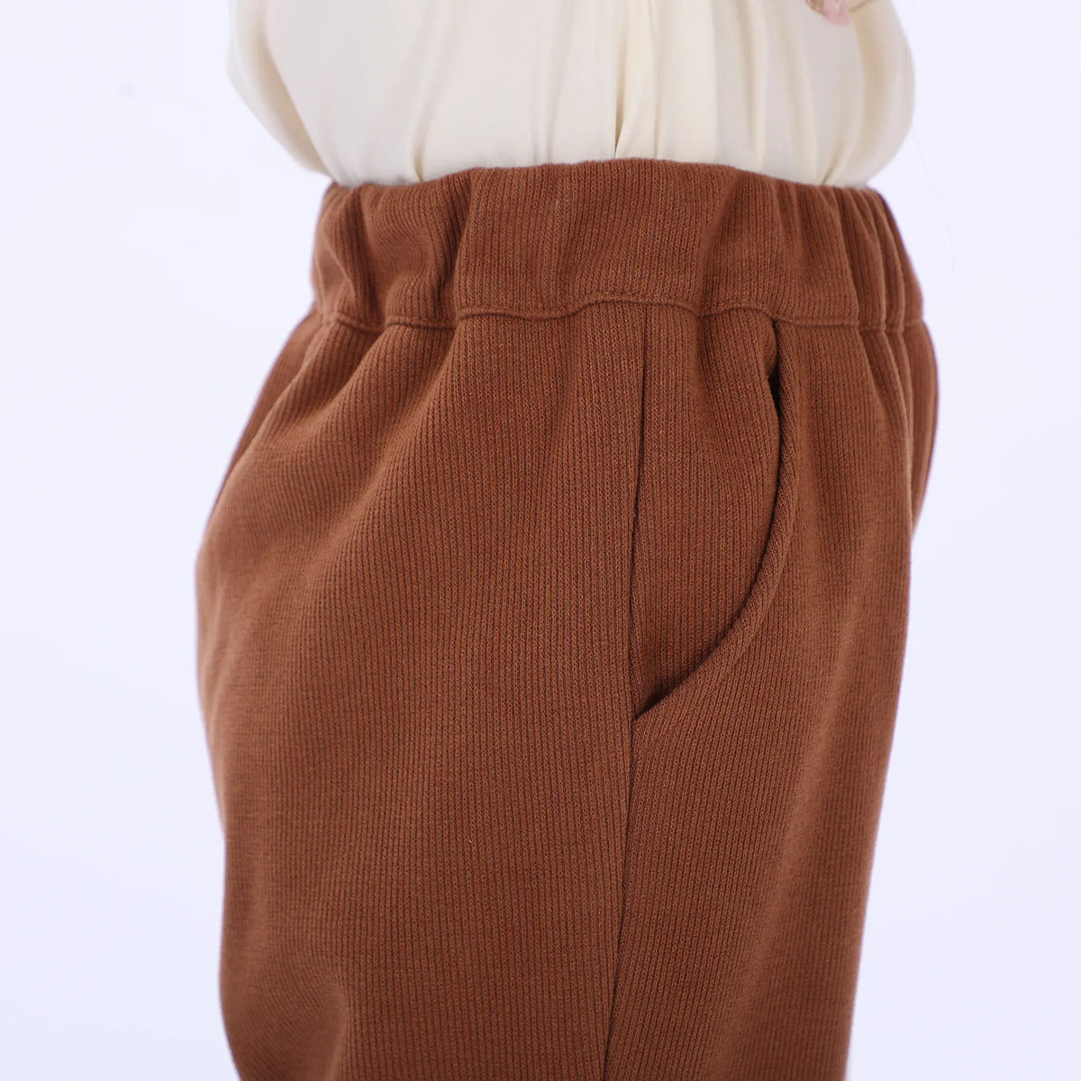 Casual Plain Pants for Girls Image