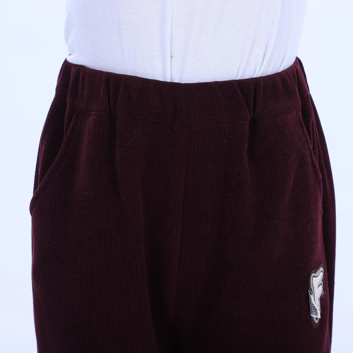 Casual Badge Pants for Boys Image