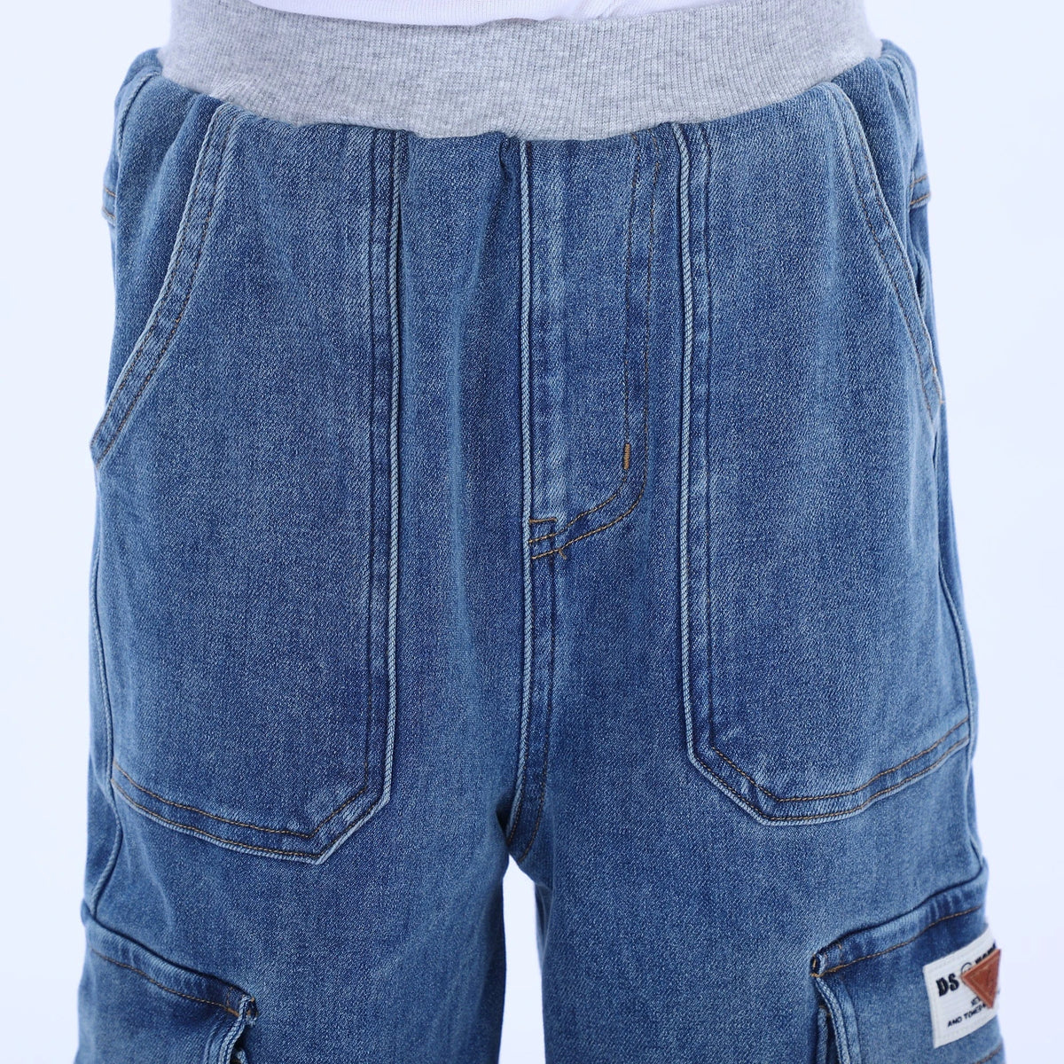 Casual Washed Jeans Pants for Boys Image
