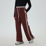 Maroon Embroidery Pants for Women Image
