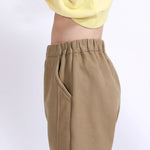 Casual Plain Pants for Girls Image