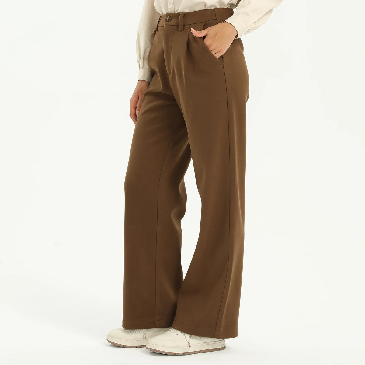 Elegant Plain Pants for Women Image
