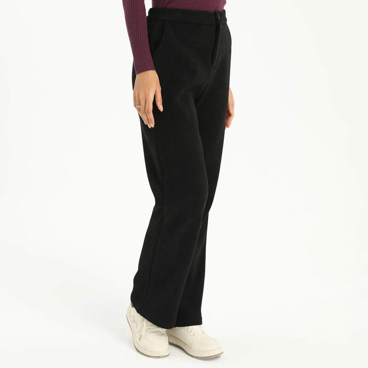 Elegant Plain Pants for Women Image