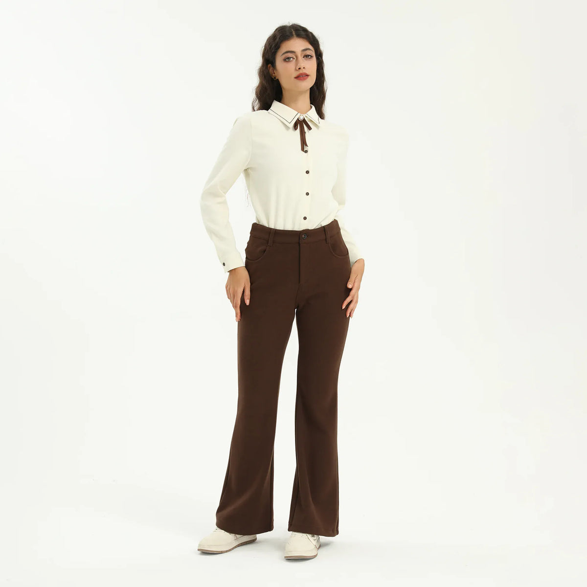 Elegant Plain Pants for Women Image