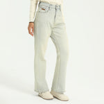 Elegant Washed Jeans Pants for Women Image