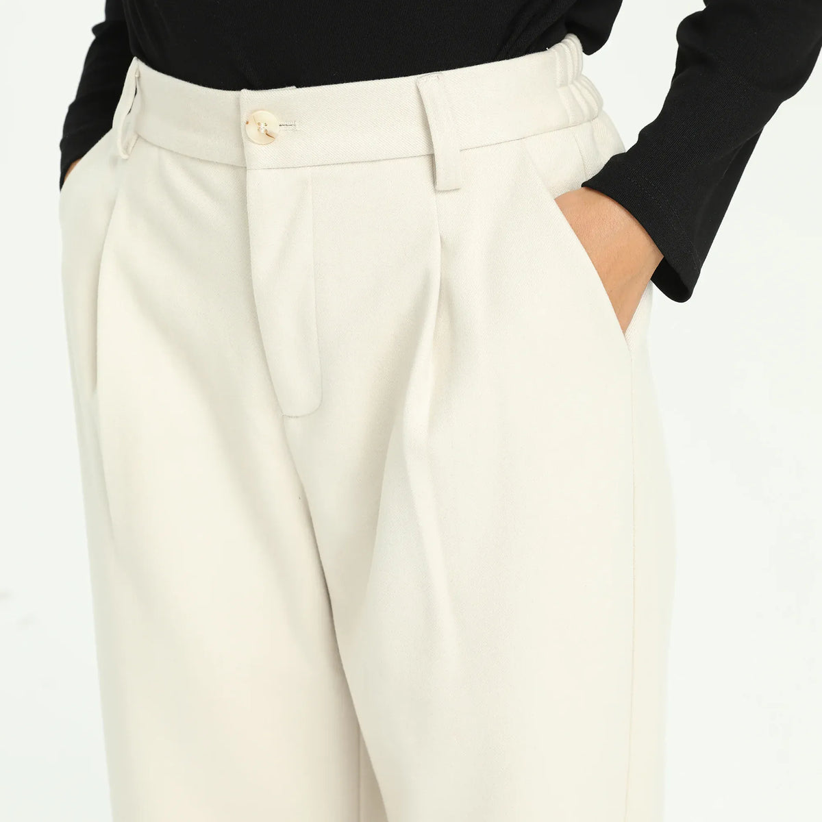 Elegant Plain Pants for Women Image