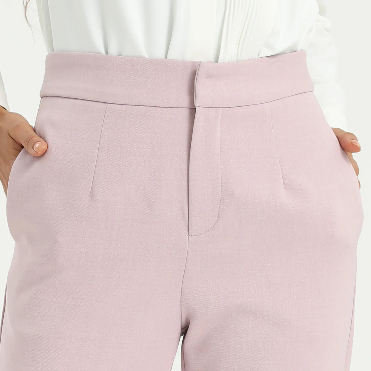 Elegant Solid Pants for Women Image