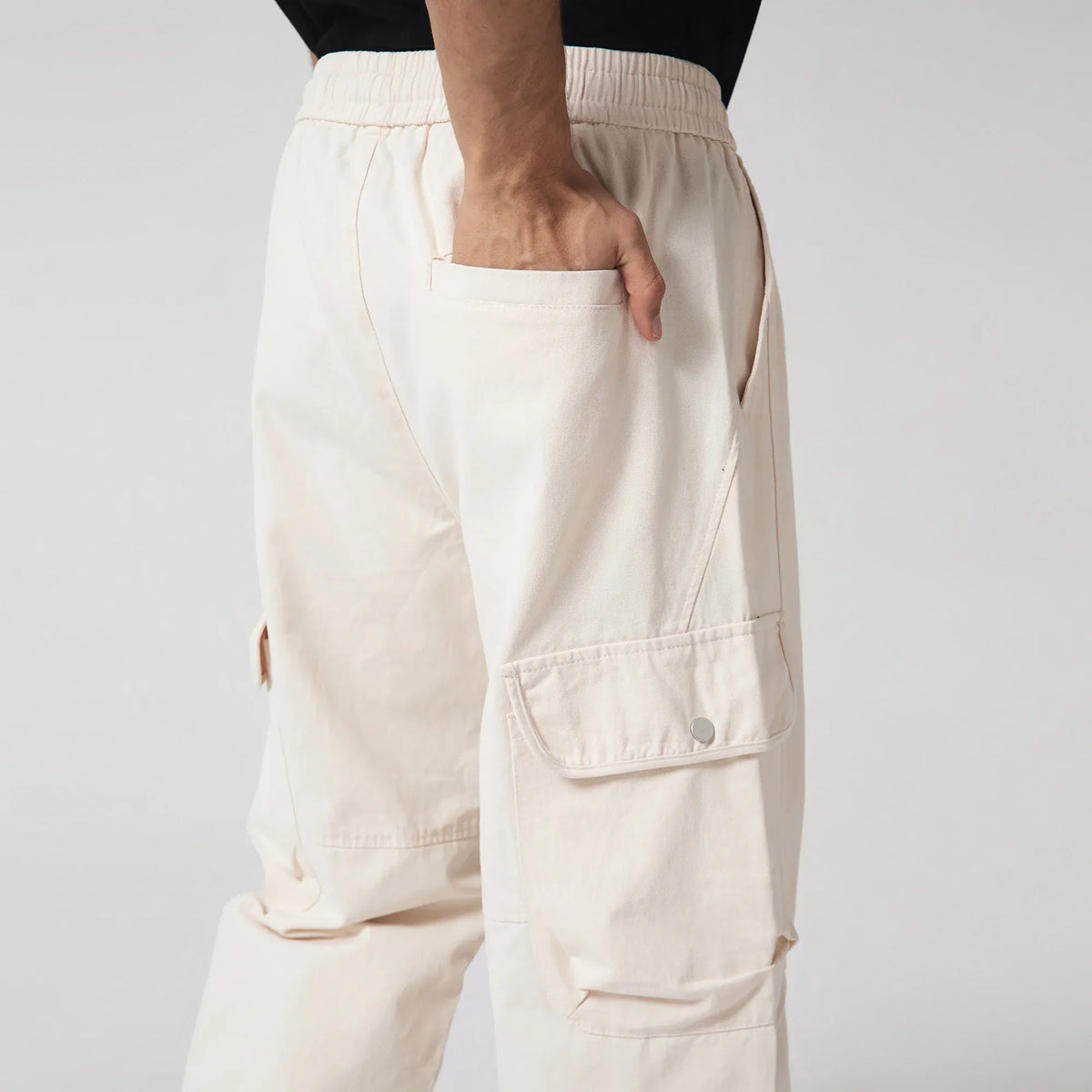 Casual Plain Pants for Men Image