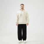 Baggy Mid-Wiast Badge Pants for Men Image