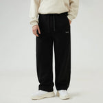 Baggy Mid-Wiast Badge Pants for Men Image