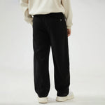 Baggy Mid-Wiast Badge Pants for Men Image