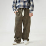 Baggy Mid-Wiast Tie-Dye Pants for Men Image