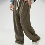 Baggy Mid-Wiast Tie-Dye Pants for Men Image